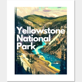 Yellowstone National Park hike - Wyoming USA Posters and Art